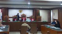 Sidang lanjutan permohonan Penundaan Kewajiban Pembayaran Utang (PKPU) yang diajukan PT Bukalapak.com Tbk terhadap PT Harmas Jalesveva dilanjutkan. (Merdeka.com/M Genantan Saputra)