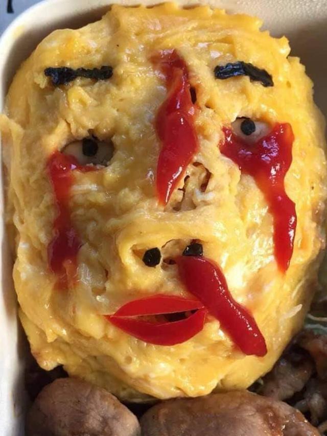 Bekal makanan serem (Sumber: Twitter/fayuliana)