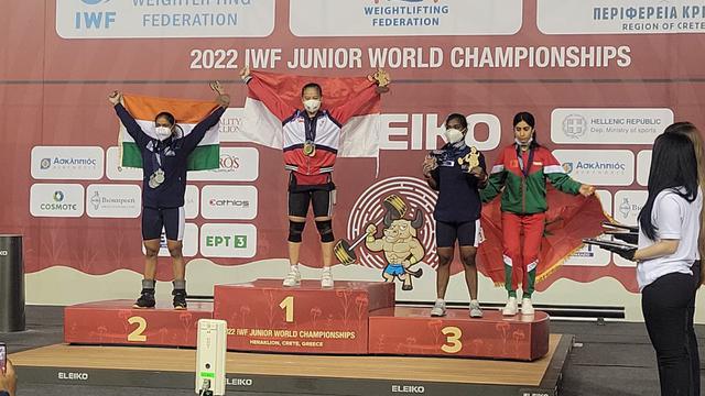 Windy Cantika Aisah Juara Dunia Angkat Besi Junior 2022