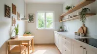 7 Inspirasi Dapur dengan Kombinasi Kayu dan Warna Putih, Simpel tetapi Mewah