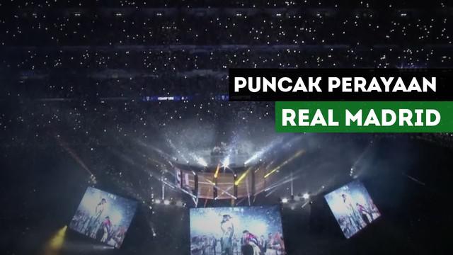 Berita Video Puluhan Ribu Madridista Hadiri Puncak Perayaan Juara Real Madrid