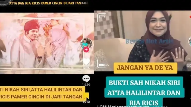 Hoaks Atta Halilintar - Ria Ricis