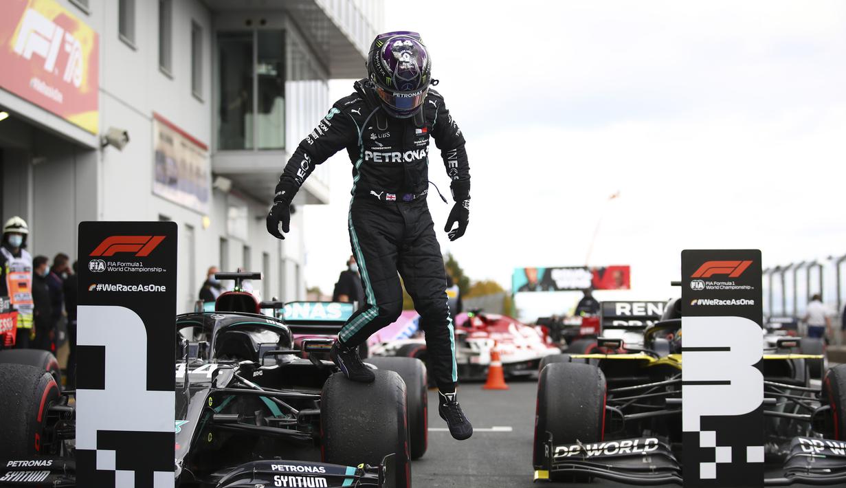 Foto Juara F1 Gp Eifel 2020 Lewis Hamilton Samai Rekor Michael Schumacher Bola Liputan6 Com