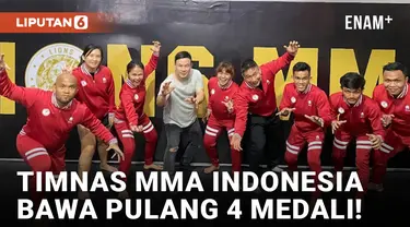 Timnas MMA Indonesia Raih 4 Medali di Asian MMA Championship 2023