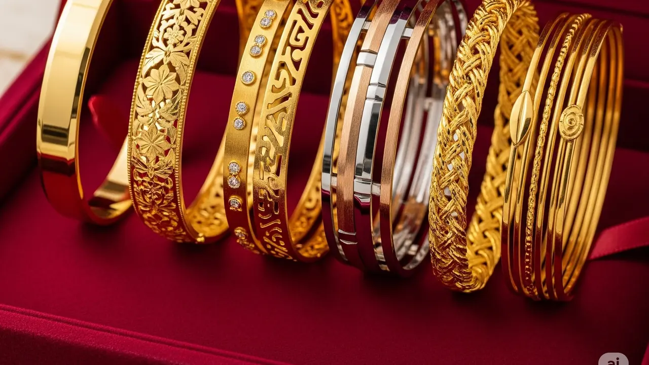 Gelang Emas 24 Karat 8 Gram Bangle Klasik 2025