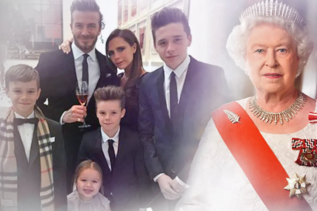Keluarga David Beckham dan Ratu Elizabeth