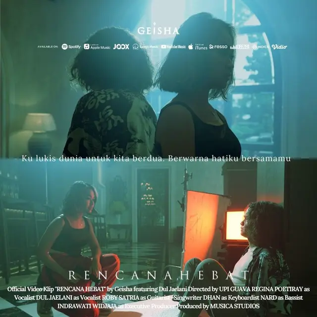 Geisha Gandeng Dul Jaelani di Lagu Terbaru Berjudul Rencana Hebat