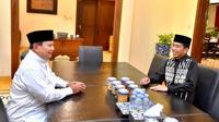 Prabowo Subianto bertemu dengan Presiden Jokowi di Solo. (Ist)