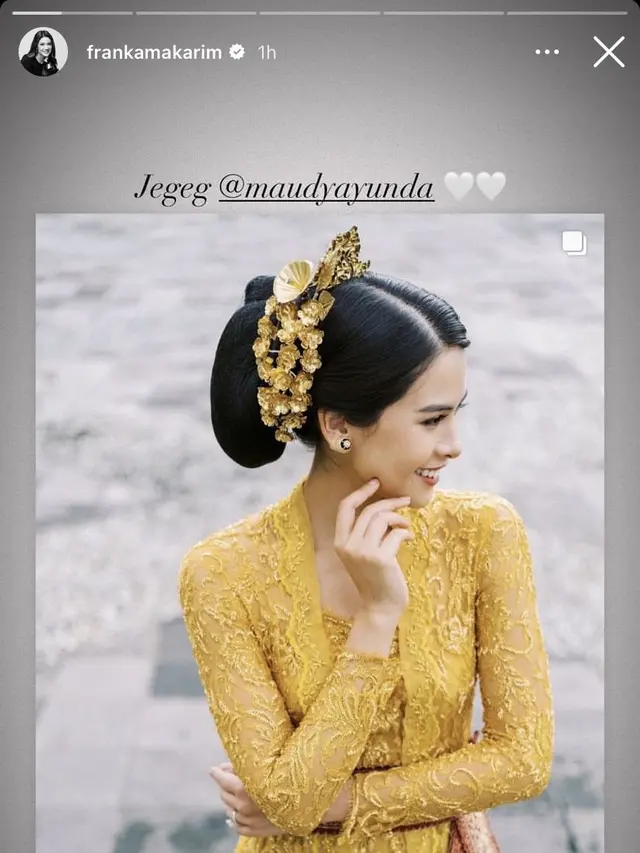 Maudy Ayunda Menggunakan Anting Usaha Milik Istri Nadiem Makarim