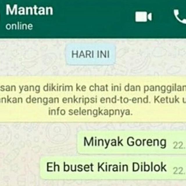 Kata Kata Diblokir Mantan