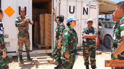 Citizen6, Lebanon: Tim SRI (Strategic Reserver Inspection) UNIFIL melakukan pengecekan terhadap gudang perbekalan Satgas POM TNI Konga XXV-D/UNIFIL, Kamis (31/5). (Pengirim: Badarudin Bakri)
