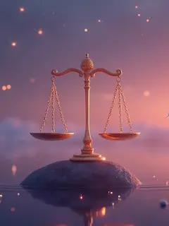 logo ramalan zodiak libra (sumber: AI generated)