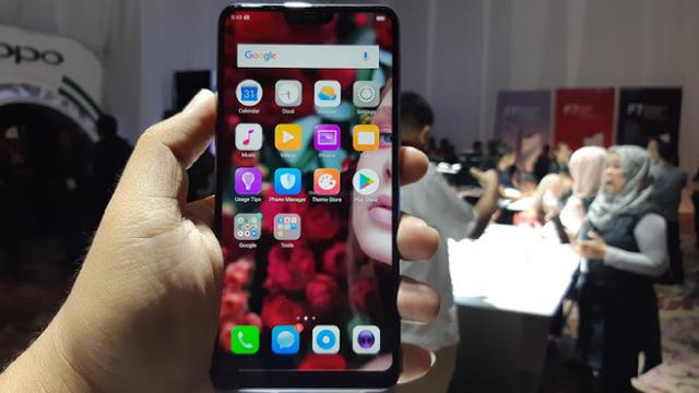 Oppo F7. Liputan6.com/Agustinus Mario Damar