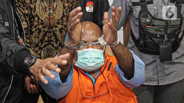 KPK Resmi Tahan Lukas Enembe