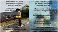 Ditinggal Sebentar di Parkiran, Wanita Ini Terharu Mobilnya Dicuci oleh Orang Asing (TikTok @dewiiwed84)
