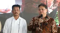 Menteri Koordinator (Menko) Perekonomian, Airlangga Hartarto meresmikan 6 perusahaan di Kawasan Industri Wiraraja, Kota Batam, Kepulauan Riau, Senin (5/6/2023). (Foto: Istimewa)