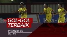 Berita video gol-gol terbaik yang tercipta pada pekan ke-25 Shopee Liga 1 2019.