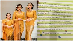 Ashanty berulang tahun, Sarah Menzel mengirimkan surat khusus yang ditulis langsung oleh dirinya. Senang dapat surat dari Sarah, Ashanty mengunggah surat tersebut di Story Instagramnya beberapa minggu lalu. Hubungan keduanya bak ibu dan anak kandung, netizen pun menyoroti kedekatan keduanya di berbagai momen acara keluarga Anang – Ashanty. (Liputan6.com/IG/@ashanty_ash)