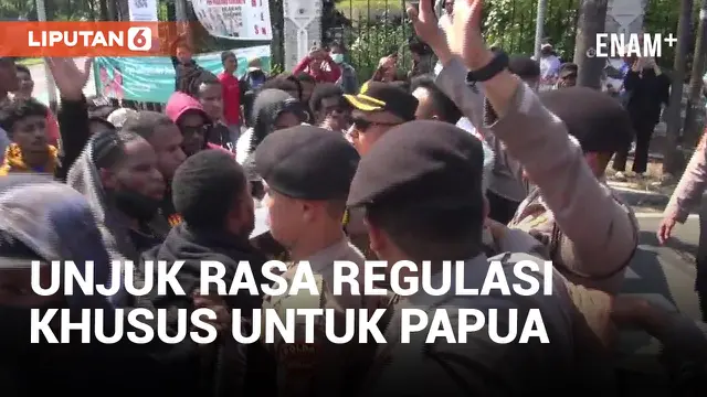Unjuk Rasa kepala Daerah Wajib Asli Papua Berakhir Ricuh