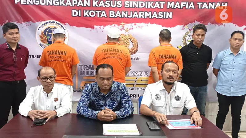 Mafia Tanah Polresta Banjarmasin Kalimantan Selatan Kalsel