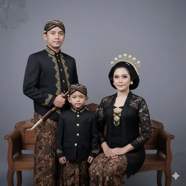 Prompt Gemini AI Edit Foto Keluarga Seperti di Studio. Gemini