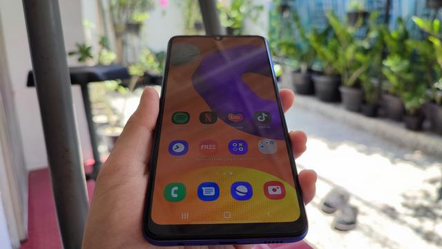 Samsung Galaxy M22 (Liputan6.com/Giovani Dio Prasasti)