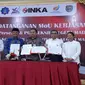 Mou INKA dan Politeknik Negeri Madiun (Foto: Dok Kementerian BUMN)