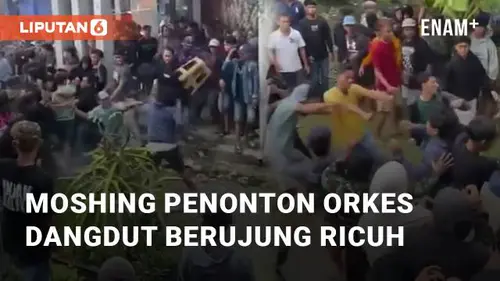 VIDEO: Viral Moshing Antar Penonton Orkes Dangdut Di Demak Berujung Ricuh