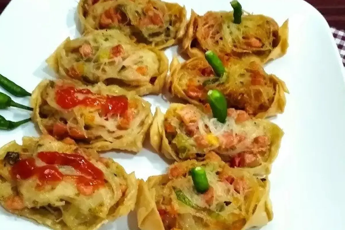 Resep bakwan bihun kulit pangsit. (dok. Cookpad @atidewdew)