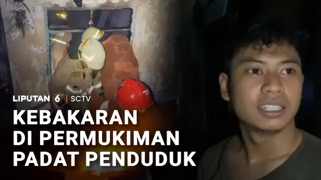 Diduga Korsleting Listrik, Enam Rumah di Jakarta Barat Ludes Dilalap Api
