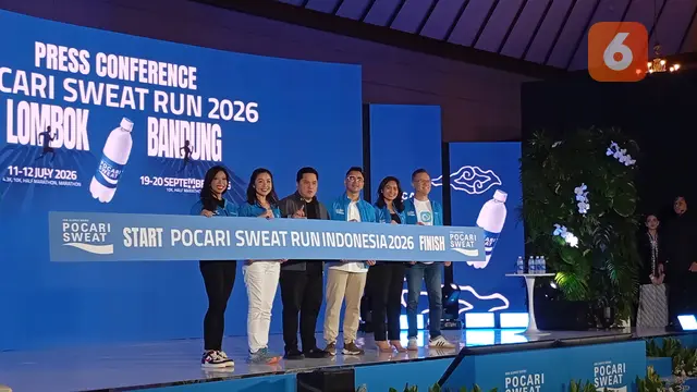 Peresmian Pocari Sewat Run 2026 Menggunakan Pita