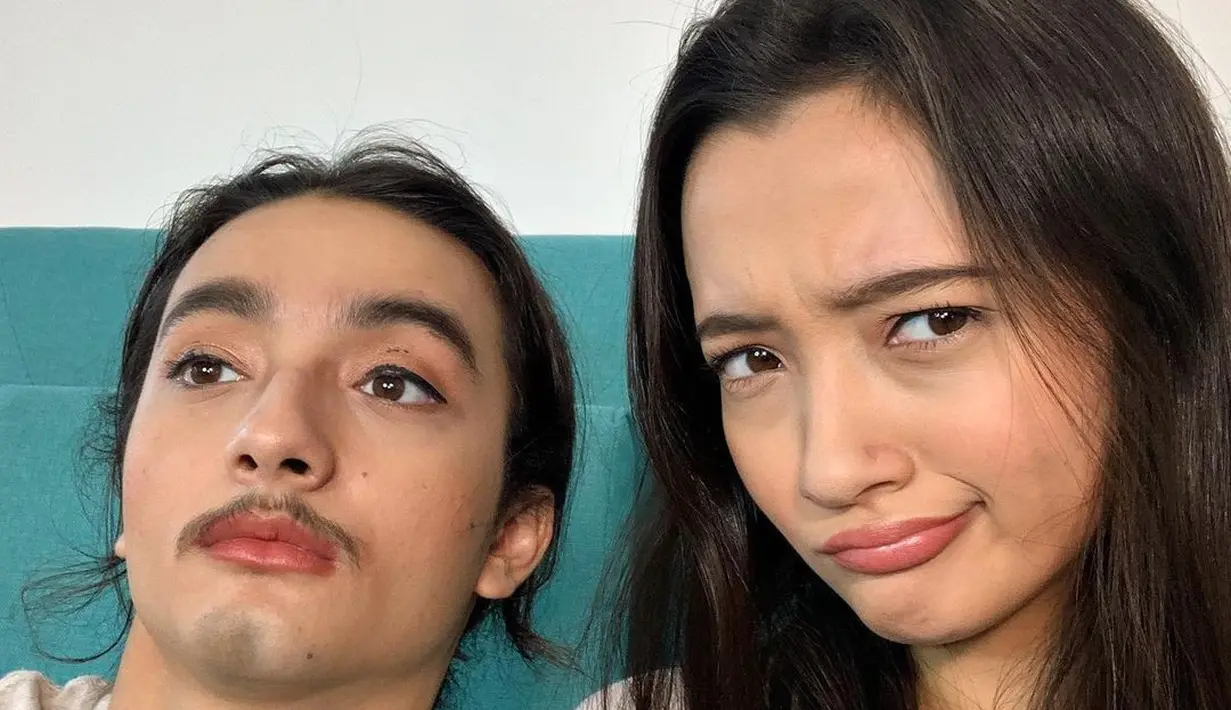 Potret Aksi Kocak Bryan dan Megan Domani. (Sumber: Instagram.com/bryandomani_bd_)