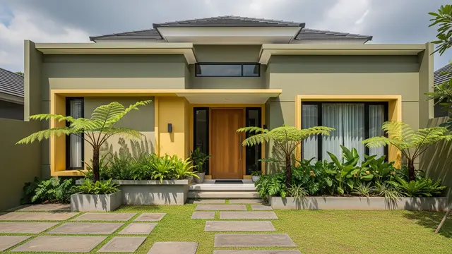 10 Kombinasi Warna Earth Tone, Bikin Eksterior Rumah Hangat dan Elegan