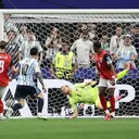 2 Gol Lionel Messi Pecahkan Rekor Piala Dunia, Argentina ke 32 Besar