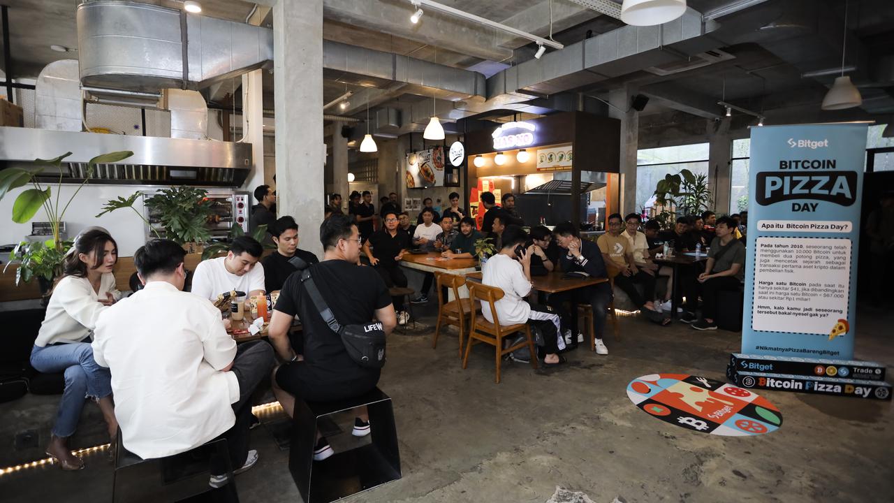 Komunitas Bitget merayakan Bitcoin Pizza Day. Credit: Bitget