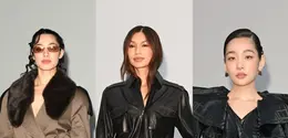 Sederet public figure terlihat hadiri Burberry Summer Show 2027 rancangan Daniel Lee. Mulai dari Ameera Khan, Gemma Chan, hingga Kim Min Ha kenakan siluet trench coat yang memukau. Intip potretnya di sini!