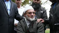 Farid Ahmed, suami dari korban penembakan di Masjid Al Noor Selandia Baru yang mengatakan telah memaafkan pelaku. (AFP Photo)