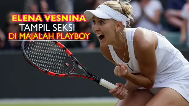 Elena Vesnina membuat sensasi dengan tampil sebagai sampul majalah Playboy Rusia. Petenis peringkat 50 dunia asal Rusia ini baru saja tumbang pada semifinal Wimbledon 2016 oleh Serena Williams.