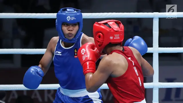 Petinju Putri Indonesia Huswatun Hasanah Raih Perunggu