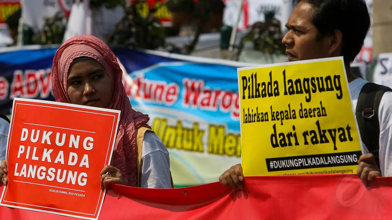 Dukung Pilkada Langsung, Puluhan Organisasi Kepung DPR