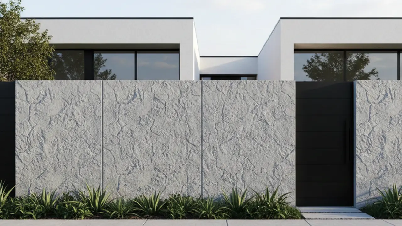 Model Pagar Beton Minimalis