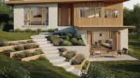 7 Contoh Rumah 1 Lantai Konsep Split Level, Efisien dan Modern