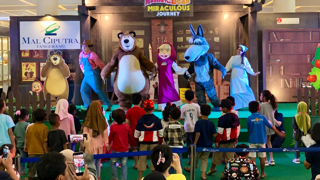 Ada Masha and The Bear di Ciputra Mal, Jadi Pertunjukan Pertama se Jabodetabek