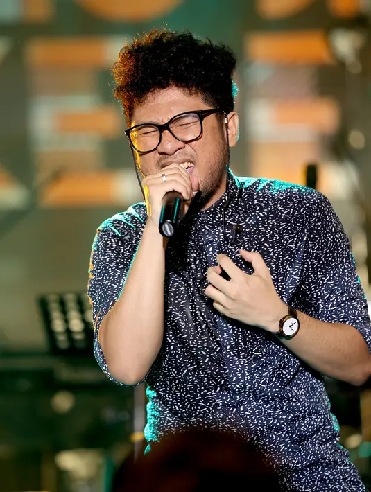 Kunto yang pernah main film ini mengaku bosan menyanyikan lagu Spesialnya itu. (Andy Masela/Bintang.com)