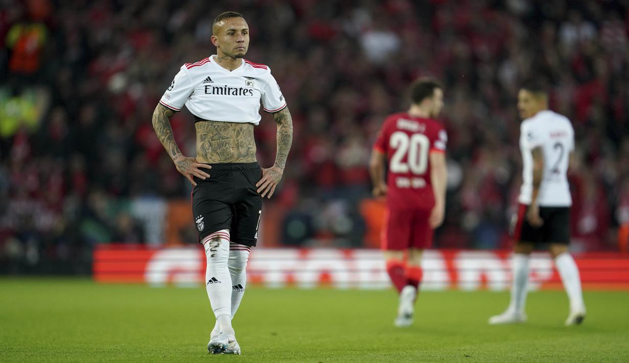 Hasil seri ini membuat Liverpool berhasil memastikan diri ke semifinal Liga Champions. Selanjutnya, The Reds akan menghadapi Villarreal di fase empat besar. (AP/Jon Super)