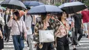 Suhu panas ekstrem, yakni 35 derajat, terakhir kali terjadi di Jepang pada 12 September 1942 silam. (Yuichi YAMAZAKI/AFP)