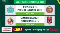 Jadwal Siaran Langsung Pegadaian Liga 2 Semifinal Leg 2 di Vidio, 29 Februari 2024. (Sumber: dok. vidio.com)