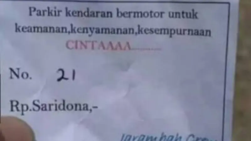 7 Keterangan di Karcis Kendaraan Ini Bikin Kesal Sendiri