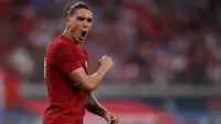 Cara Darwin Nunez Balas Tukang Nyinyir: Ukir 4 Gol dan Bantu Liverpool Gilas RB Leipzig
