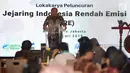 Kepala Bappenas Bambang Brodjonegoro memberi paparan dalam peluncuran Jejaring Indonesia Rendah Emisi (JIRE) di Jakarta, Selasa (19/2). Bappenas telah memasukkan program pembangunan rendah karbon dalam penyusunan RPJMN 2020-2024. (Liputan6.com/HO/Mic)